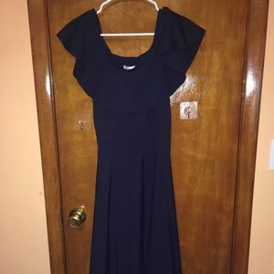 PRICE IS ABSOLUTELY FIRM. ELIZAJ Fit & Flare Navy